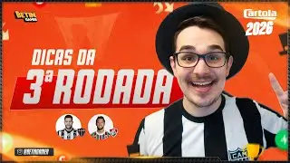 DICAS #3 RODADA | CARTOLA FC 2026 | CONFIAR NO ATL&Eacute;TICO-MG??