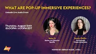 What Are Pop-Up Immersive Expereinces?