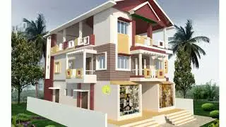 house renovation !! 70% completed house renovation in 3d elevations by D K 3D HOME DESIGN
