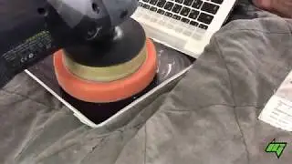 Удаление антибликового покрытия Apple Macbook Retina (early 2015) полировкой / Anti-glare remove