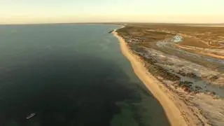 Belo sur mer, vue du ciel (drone)