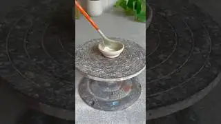 ✨ Glazing a Mini Pottery Bowl | Quick Ceramic Glaze Demo
