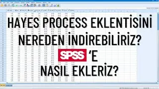 Hayes Process Eklentisini Nereden İndirebiliriz? SPSS'e Nasıl Ekleriz?