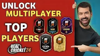 How to Unlock Pro & Platinum Players in Real Cricket 24 | Multiplayer #rc24 #proplayer