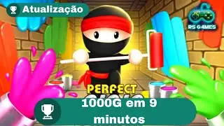 Perfect Ninja Painter (Xbox/W10) - Atualiza&ccedil;&atilde;o para 4000G (1000G em 9 minutos)