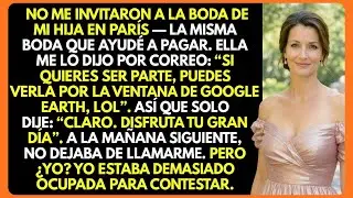 Mi hija me escribió: no vengas a mi boda; mírala por transmisión en vivo. Ok, ya sabía qué hacer