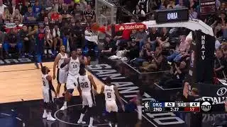 Crossover, contact, and 1 Paul George!     ThunderUp @NBAonTNT 1