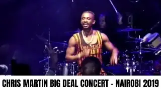 Chris Martin Performance At The Big Deal Concert Nairobi 2019 (HD Audio)