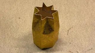 Origami 7-Pointed Star Container (Origami Instructions)