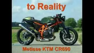 Metisse KTM CR690 Cafe Racer