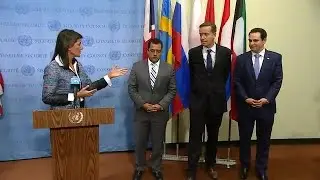 The situation in Nicaragua - USA & OAS - Media Stakeout (5 September 2018)