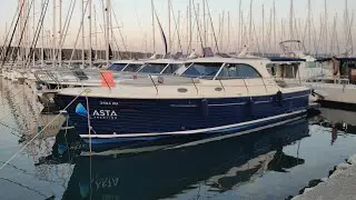 Affordable charter boat walkthrough Adriana 44 SAS Vektor Croatian cabin cruiser - Consumption?