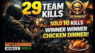 29 Team Kills 😱 | SOLO 16 KILLS RAMPAGE 💀 | ACE DOMINATOR LOBBY BGMI #bgmigameplay #pubg #pubgindia