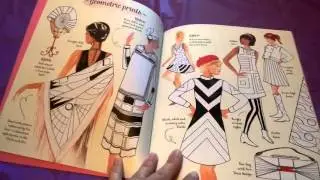 Usborne Vintage Fasion Coloring Book Review
