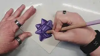 Texture Thursdays - Texture Study 32 Purple Gift Bow in Soft Pastels