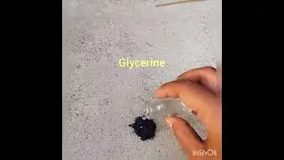 potassium permanganate reacts with glycerine 🧪🧫😃