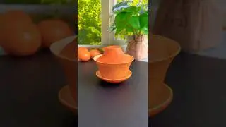 Making bowl with orange peel 😱 #shorts