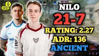 🔥 NILO (21-7) RATING: 2.27 | W/SUSP | EU FACEIT RANKED (ANCIENT) +VOICE COMMS | ELO 4020 | CS2 POV
