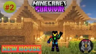 Minecraft survival series part- 2 || I made a beutiful survival house ||MINECRAFT PE 1.20+|