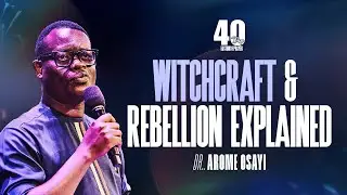 40 DAYS FASTING & PRAYER || COMBATTING WITCHCRAFT || DAY 1 || DR. AROME OSAYI #apostlearomeosayi
