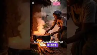 she is cooking for future #ai #africanstory #babycartoon #motherlove #ai #africankitchen #cooking