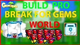 Growtopia - Building PRO BFG World + (How many DL i spend? 🤔 )