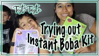 Instant Boba Kit | Taste Test | Vidy G