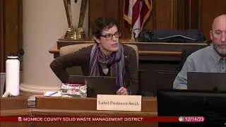 Monroe County Solid Waste Management District, December 14, 2023