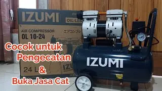 Распаковка и обзор нового инструмента &mdash; безмасляного компрессора IZUMI OL 10-24