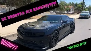 HE BOOSTED HIS CAMARO! HOW MUCH HP????