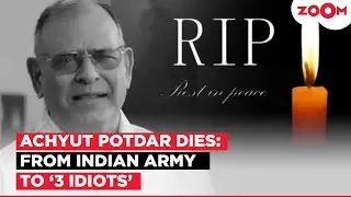 Veteran Actor Achyut Potdar DIES at 91 | Inspiring journey from Army Life to ICONIC Bollywood Roles
