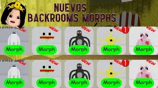 BACKROOMS MORPHS - PETE PIG, PLANT ROBOT, GHOST LUKE, GABRYS WORKER, YELLOW JACKET 😱 5 NUEVOS BICHOS