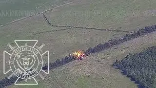 New UMPB D 30SN glide bomb strike on a treeline