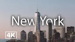 New York 4K | City Tour with Calm Music