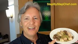 Chicken Cutlets with Mushroom, Garlic & Shallot Sauce -- StepByStepChef.com