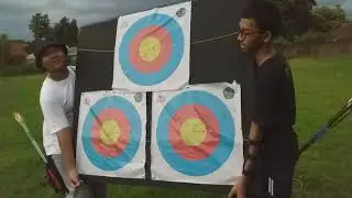 Komunitas Panahan Sragen KOMPAS Archery Club | Latihan memanah atlet pemula #Archery #sragenArchery