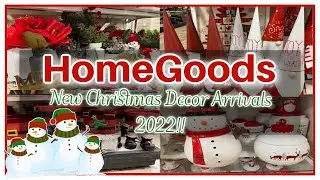✨HOMEGOODS✨ NEW CHRISTMAS DECORATIONS 2022! SHOP THE NEW CHRISTMAS DECOR ARRIVALS WITH ME!!