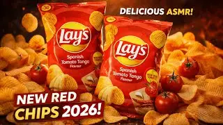 New Red Lays 2026 🔥 | Spanish Tomato Tango ASMR Review 😍