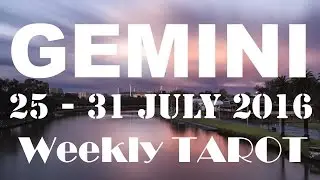 Gemini Weekly Tarot Reading 25th - 31st July 2016 by Inspire 2016