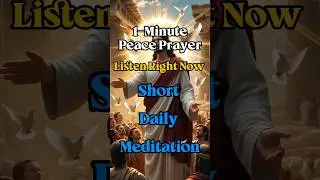 1 Minute Peace Prayer  | Short Daily Meditation