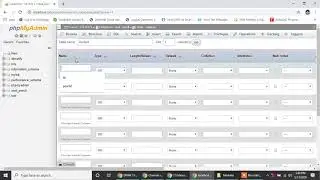 Creating DataBase in XAMPP