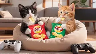 🐱🍟 Baby Kittens’ Snack Time Turns Into the CUTEST Moment Ever!