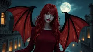 Haunted Vampire Castle with Dark Female Vocals | AI Music Video