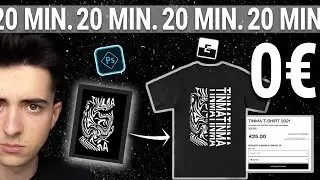 Creo mi propia MARCA de ROPA en 30 MINUTOS con 0 € (GRATIS) | Diseño y Venta Tutorial