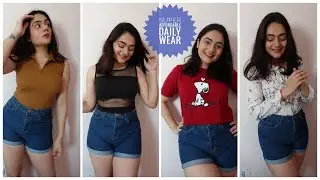 HUGE *Affordable Daily-Wear Tops* HAUL Under Rs.450/-