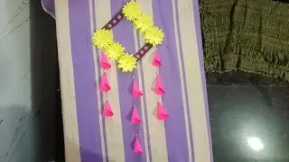 Diy beautiful wall hanging #craft #viralvideo ,#wallhangingcraftdecor 