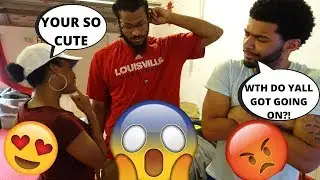 FLIRTING WITH MY BOYFRIENDS  BESTFRIEND PRANK (GONE WRONG)