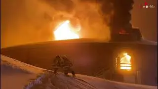 Motorrad-Museum am Timmelsjoch in Flammen