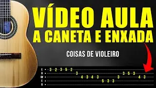 Como tocar A Caneta e Enxada na viola caipira (VÍDEO AULA C/ TABLATURA)