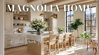 Kitchen Decor Ideas 2026 Inspired by Magnolia Home with Warm Farmhouse Elegance